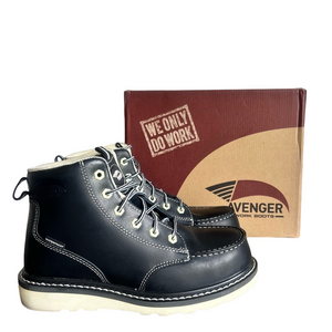 Avenger Women's Wedge Moc Work Boot Size 8 SKU#24699